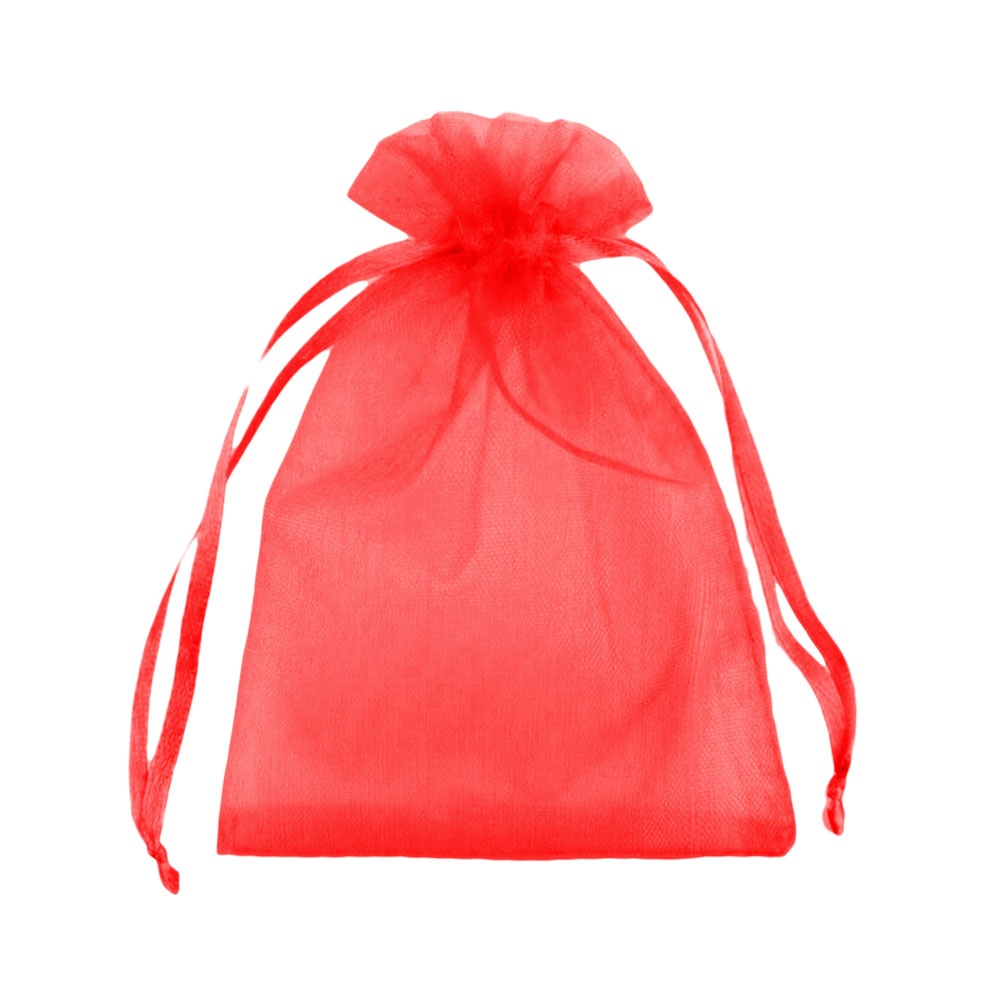 Мешочек из органзы 25 х 35 см красный Мешочек из органзы 25 х 35 см красный