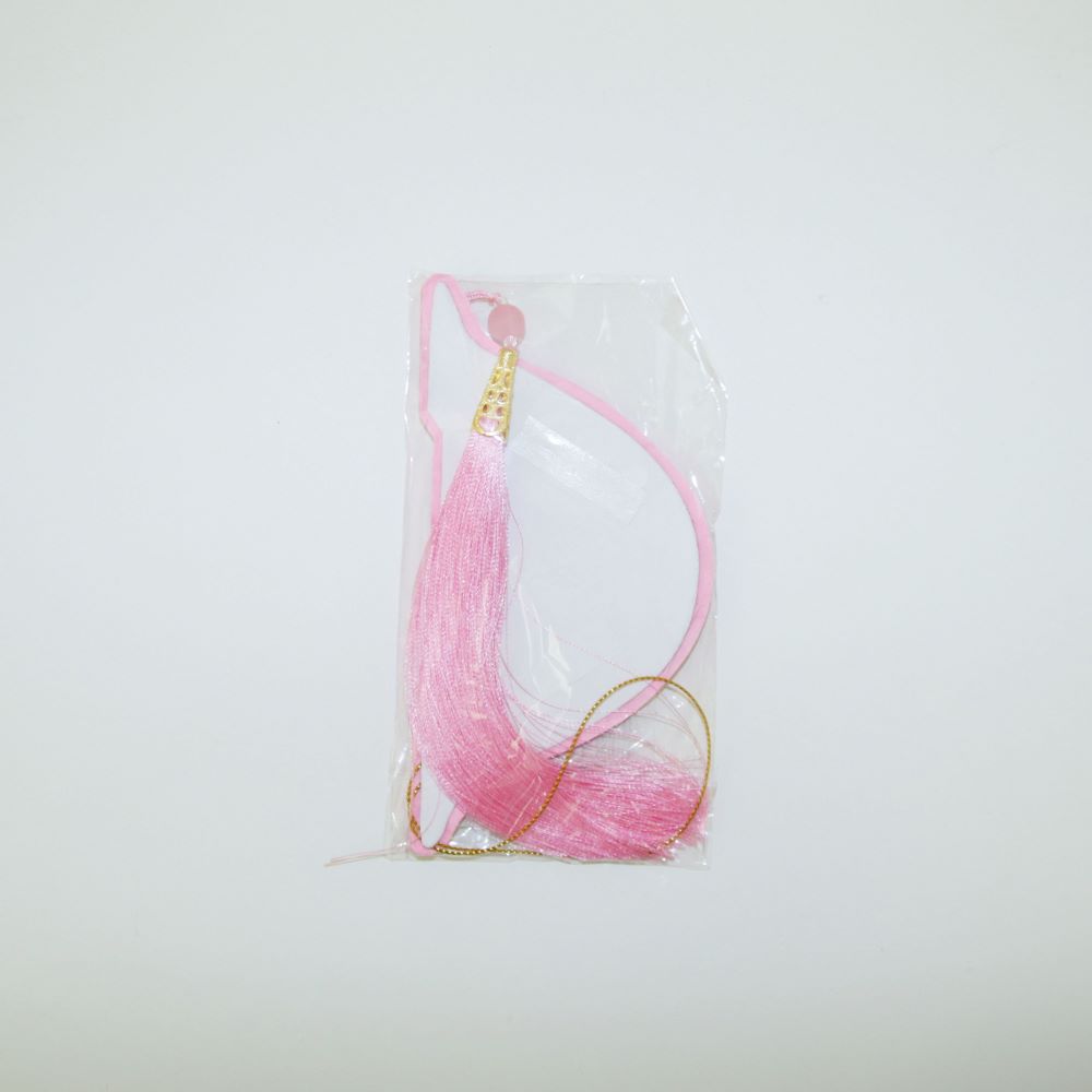 Бумажное украшение Шар-соты с кисточкой 15 см, розовый Бумажное украшение Шар-соты с кисточкой 15 см, розовый