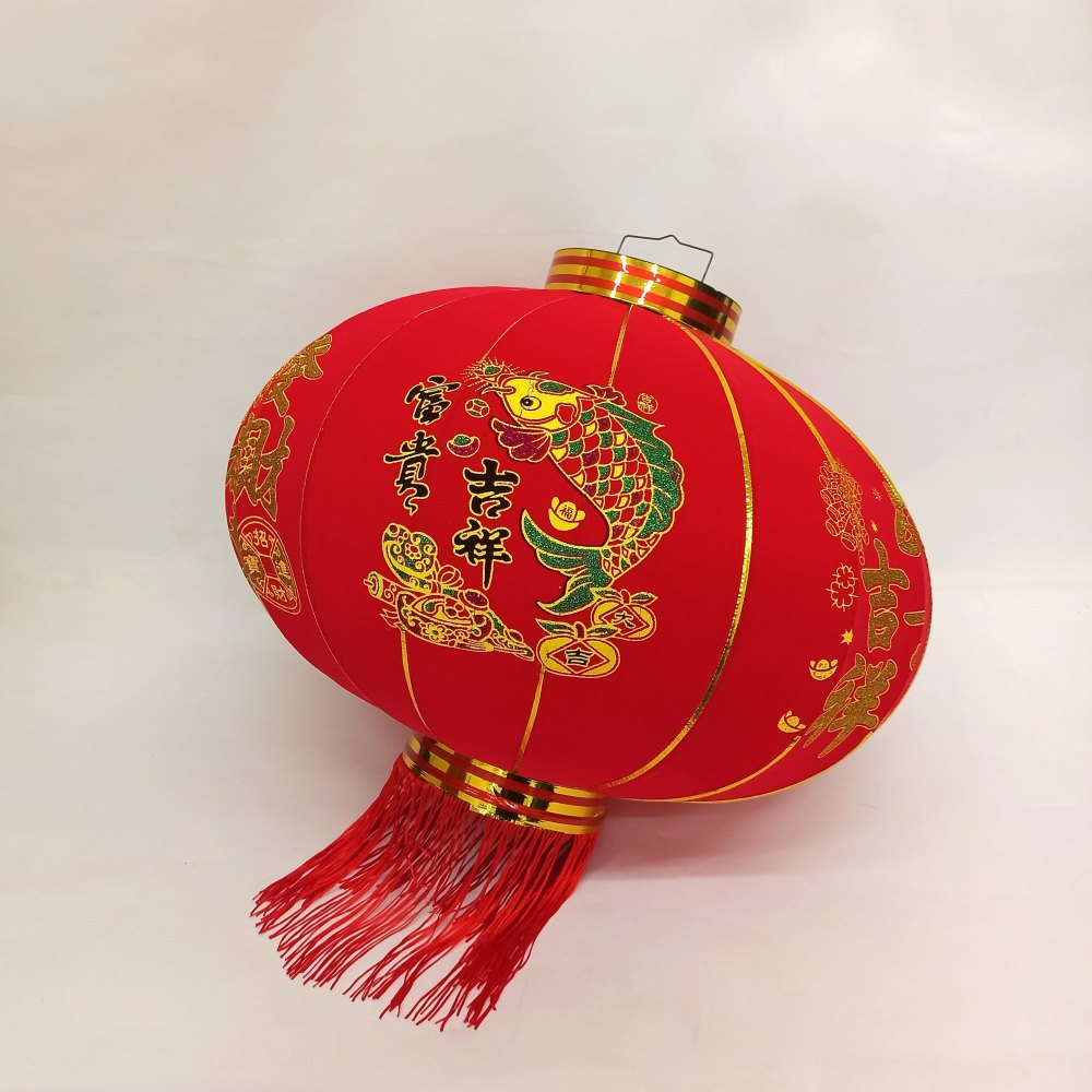 Китайский фонарь эконом d-54 см, Богатство Китайский фонарь эконом d-54 см, Богатство