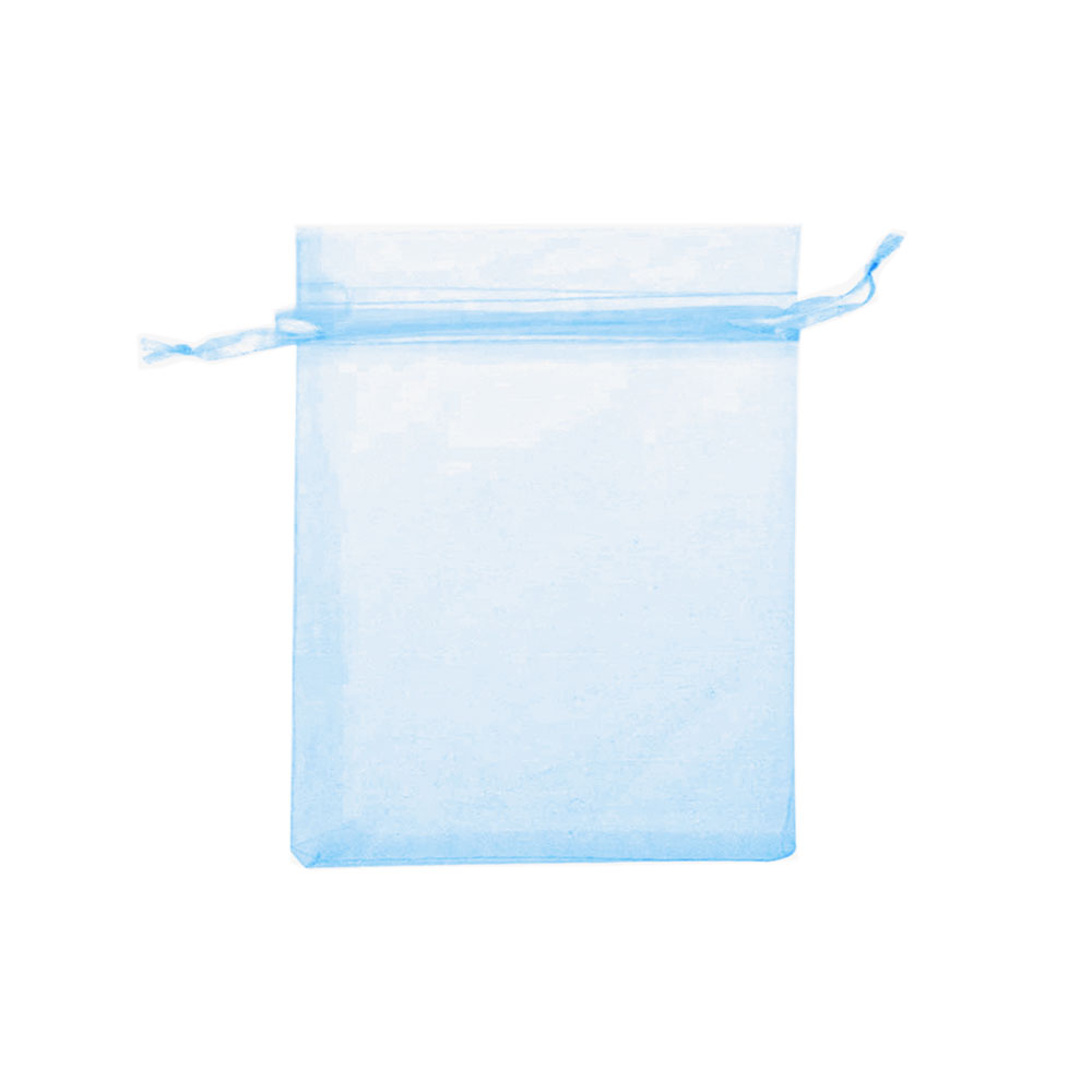 Мешочек из органзы 13 х 16 см голубой  Мешочек из органзы 13 х 16 см голубой