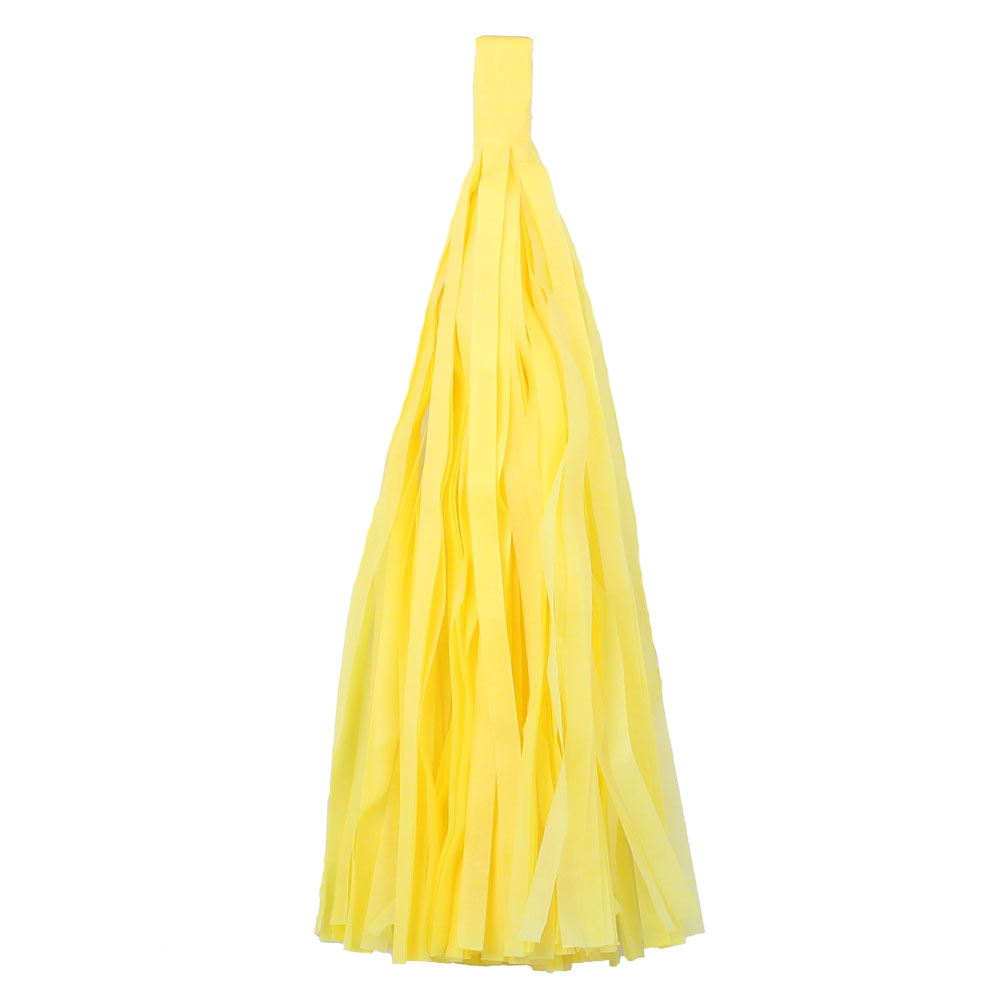 Помпон "Кисточка" 35 х 25 см 5 листов желтый Помпон "Кисточка" 35 х 25 см 5 листов желтый