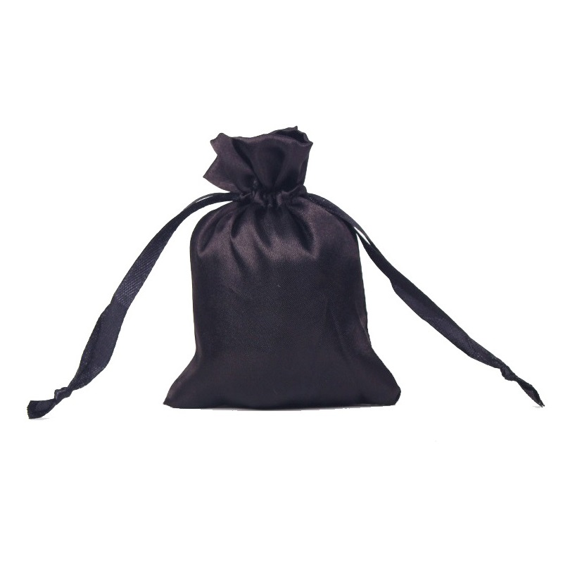 Мешочек атласный 15х20см, черный Мешочек атласный 15х20см, черный