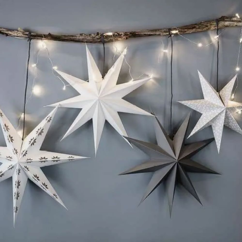 Звезды бумажные