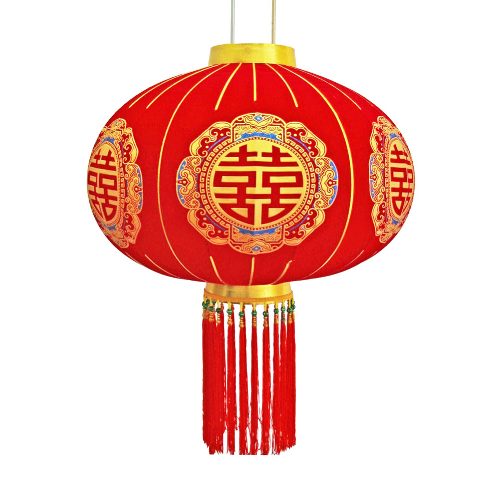 Китайский фонарь с кисточками Pro d-54 см, Процветание Китайский фонарь с кисточками Pro d-54 см, Процветание