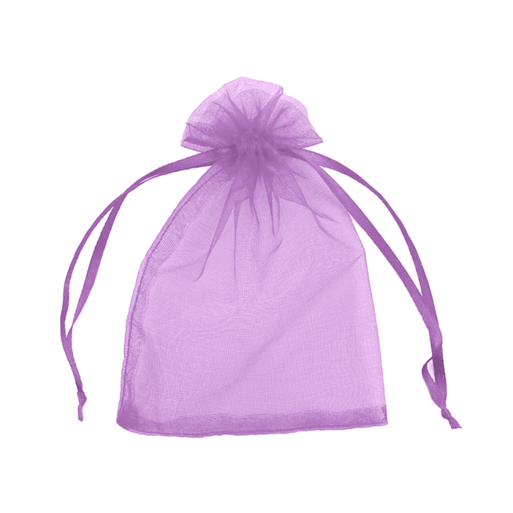 Мешочек из органзы 17 х 23 см светло-фиолетовый Мешочек из органзы 17 х 23 см светло-фиолетовый