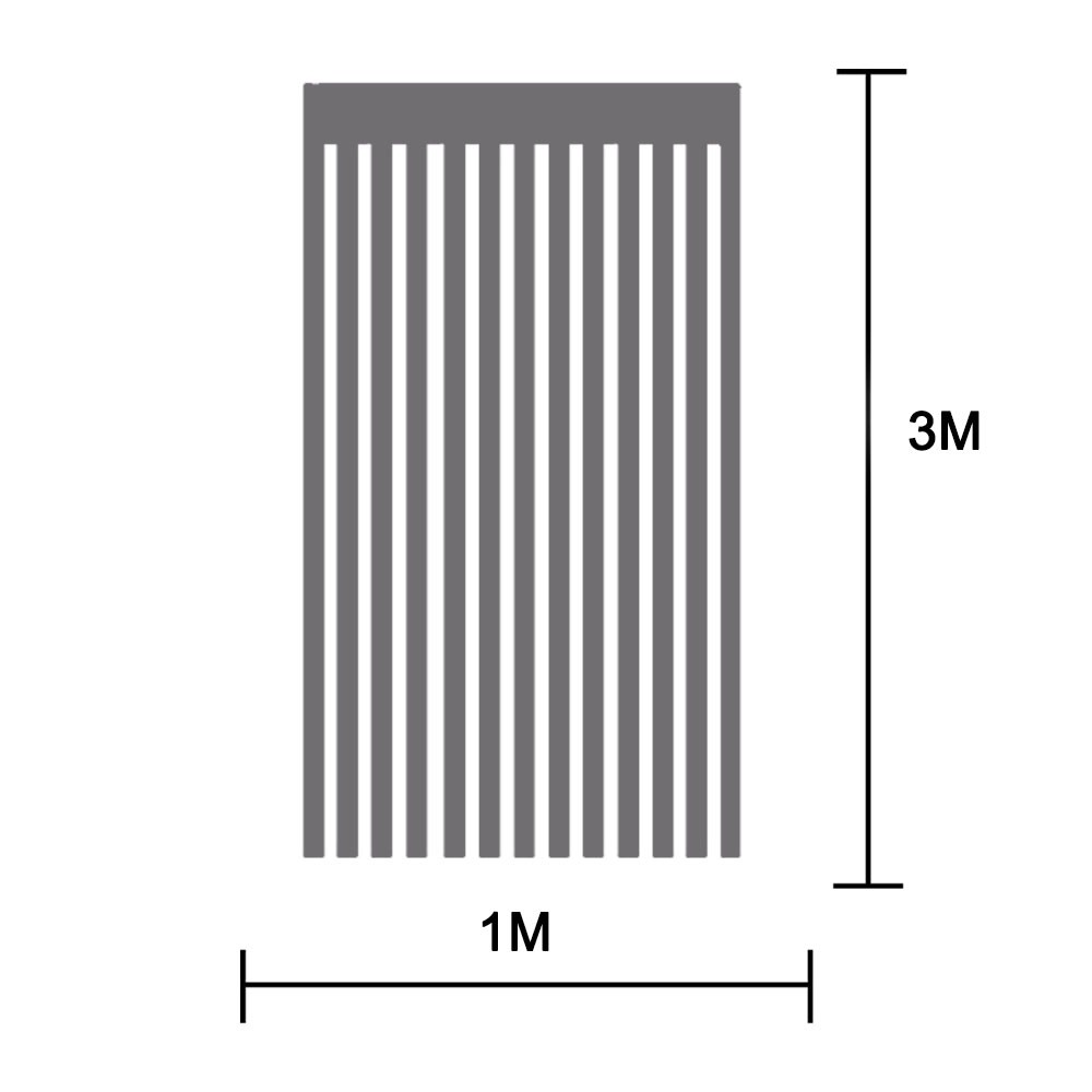 Занавес дождик 1 х 3 м, металлик матовый, Зеленый Занавес дождик 1 х 3 м, металлик матовый, Зеленый