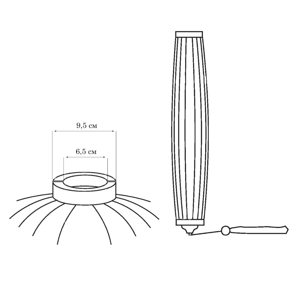 Вьетнамский фонарик 12" Тыква зеленый 821 Вьетнамский фонарик 12" Тыква зеленый 821