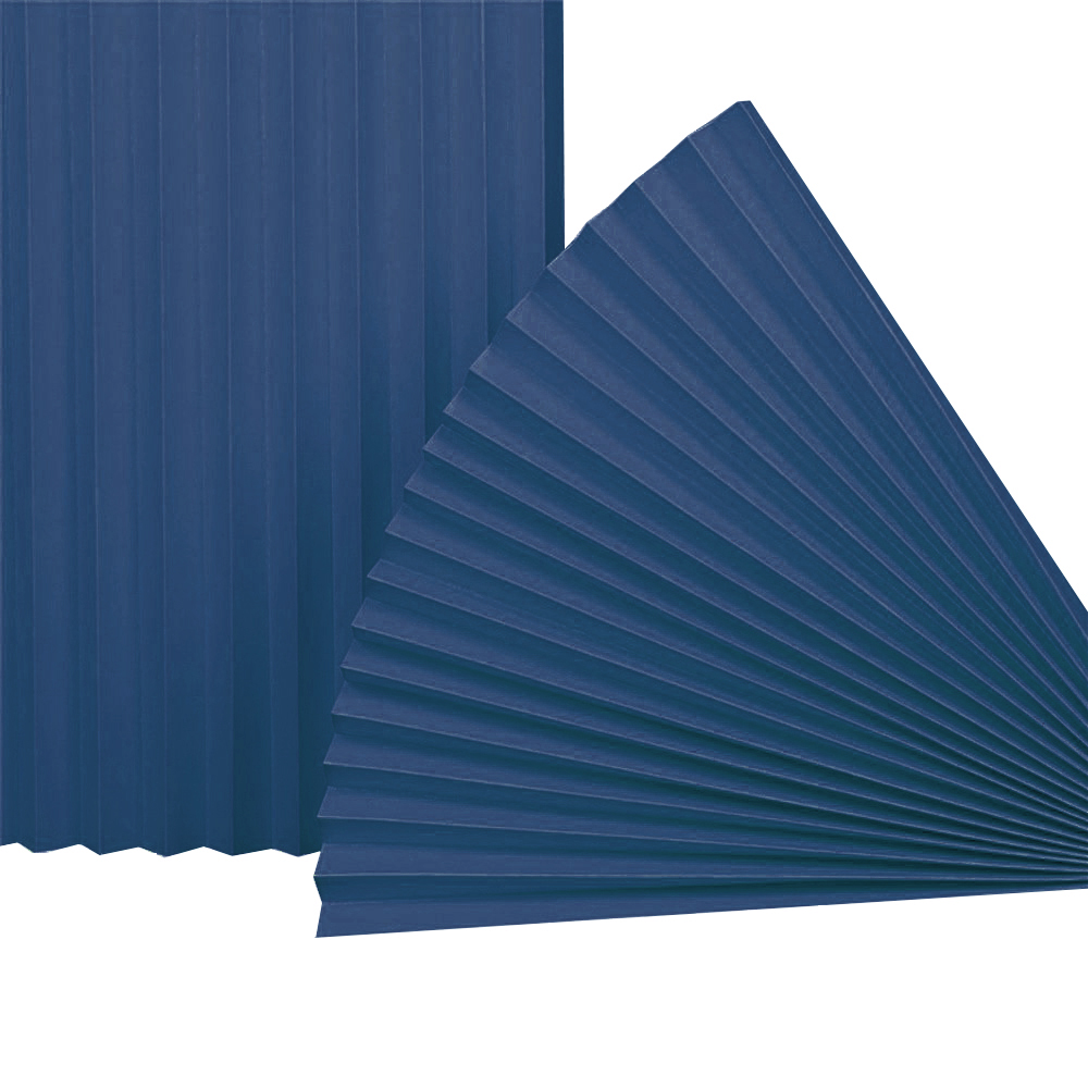 Веер-гармошка 180г/м 80 см, темно-синий Веер-гармошка 180г/м 80 см, темно-синий