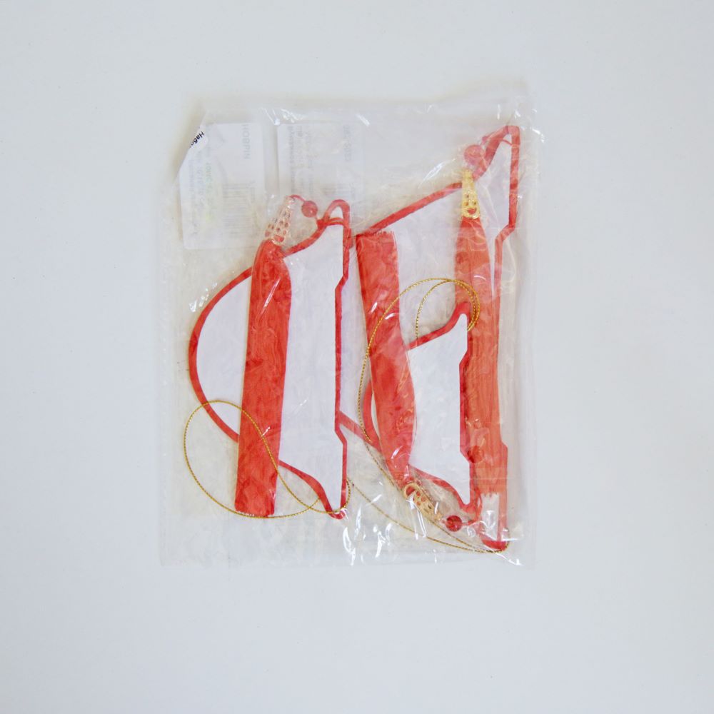 Бумажное украшение Шары-соты с кисточкой НАБОР 3 шт, красный Бумажное украшение Шары-соты с кисточкой НАБОР 3 шт, красный