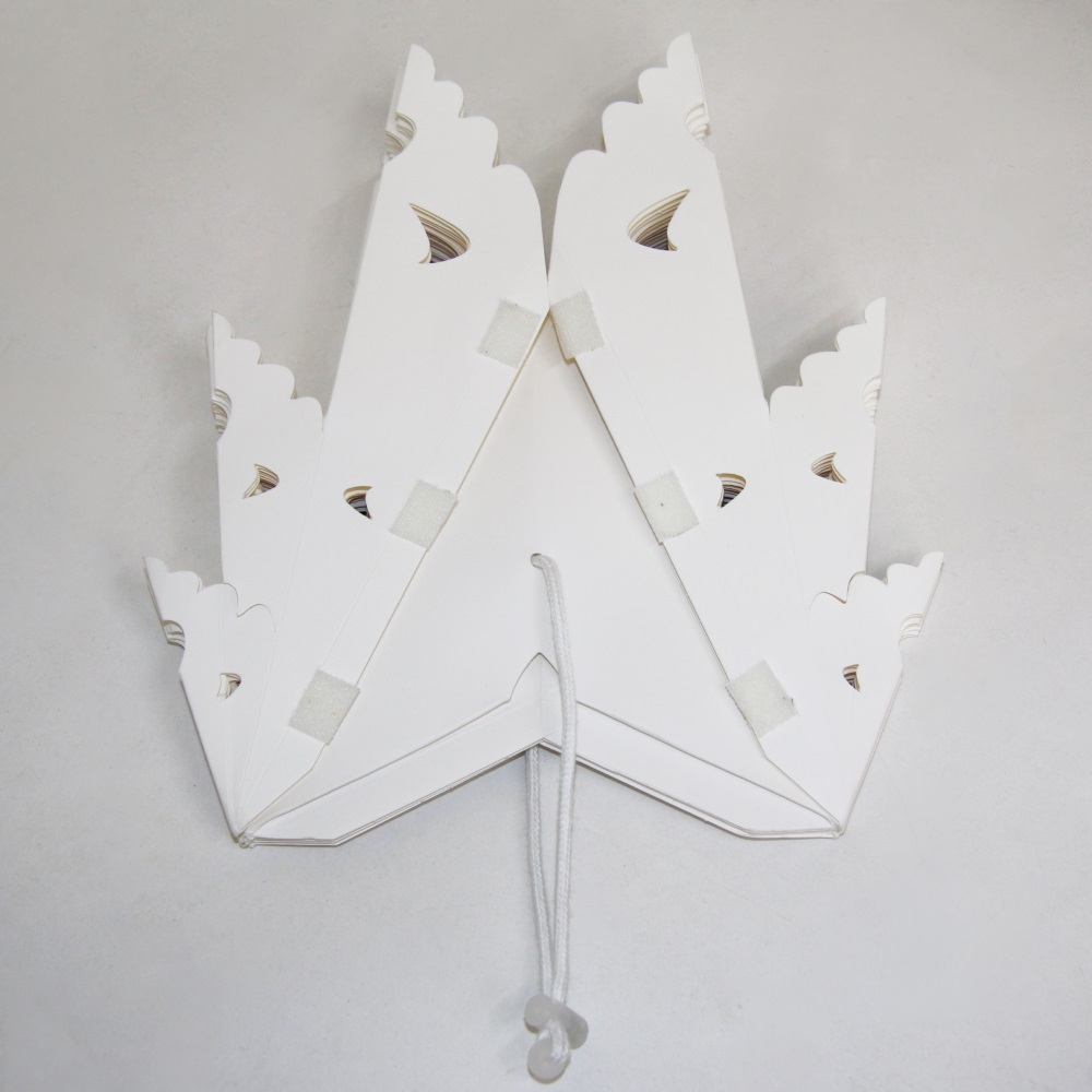 Снежинка 45 см №5, белый Снежинка 45 см №5, белый