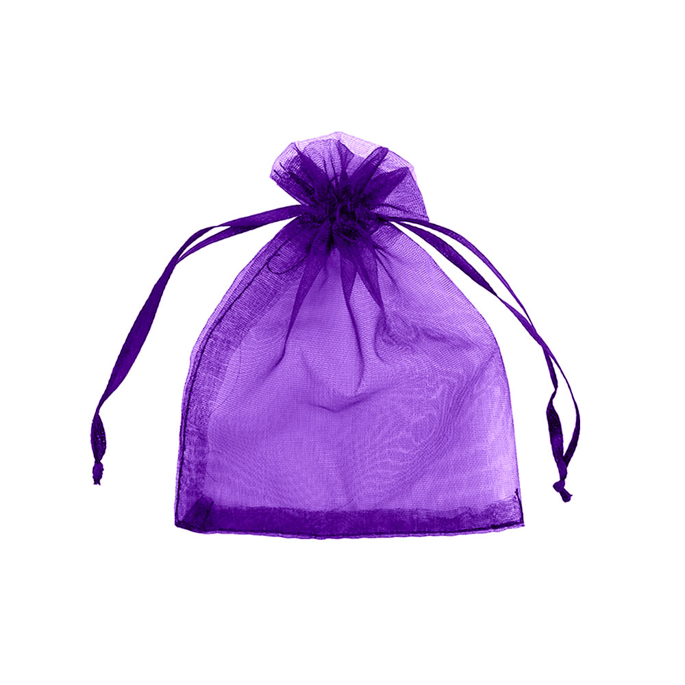 Мешочек из органзы 13 х 16 см фиолетовый  Мешочек из органзы 13 х 16 см фиолетовый