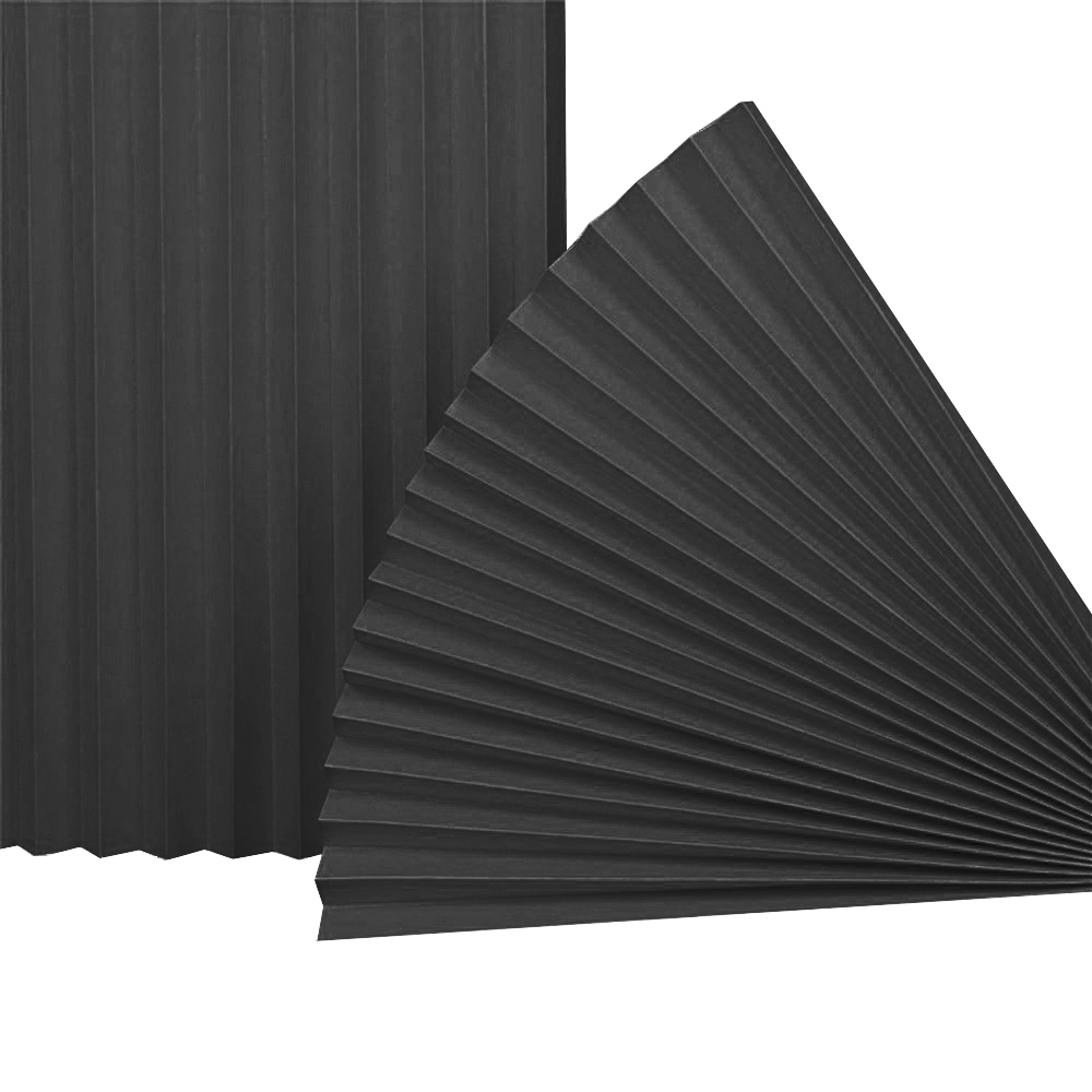 Веер-гармошка 180г/м 80 см, черный Веер-гармошка 180г/м 80 см, черный