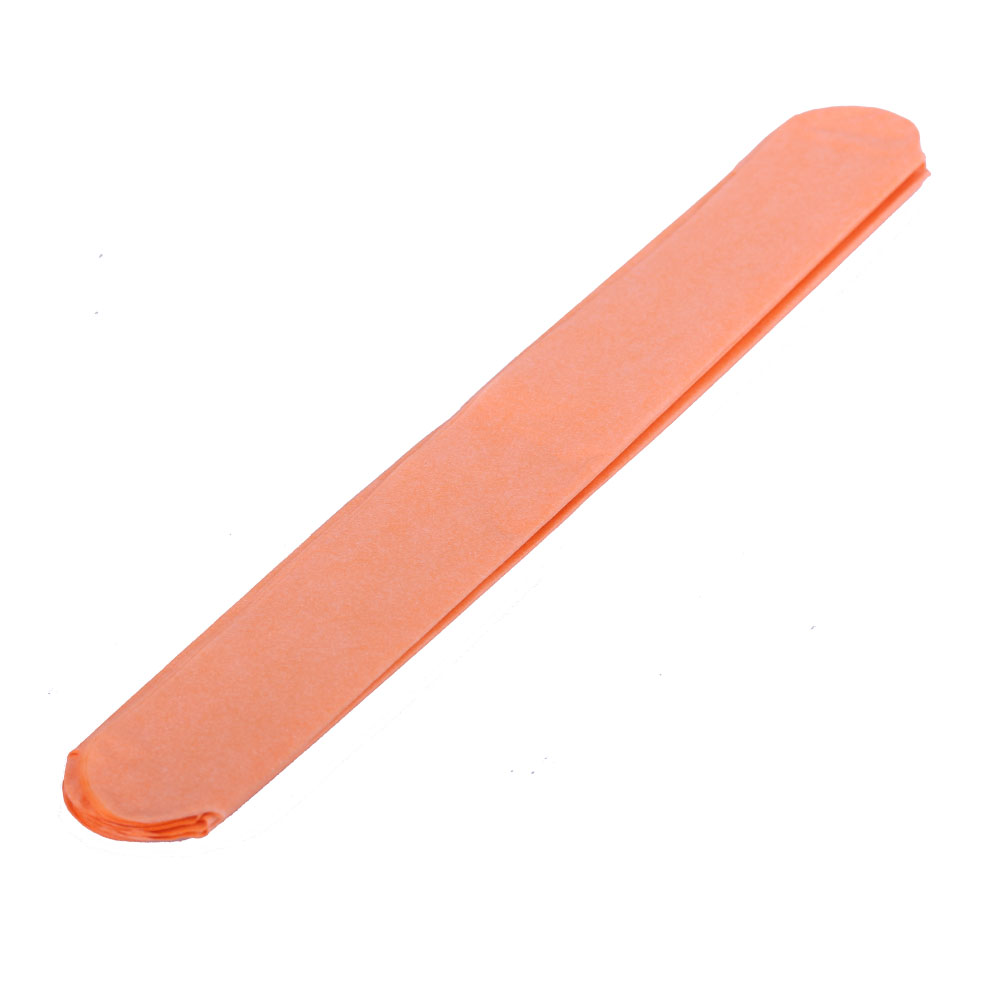 Помпон из бумаги 30 см светло-оранжевый