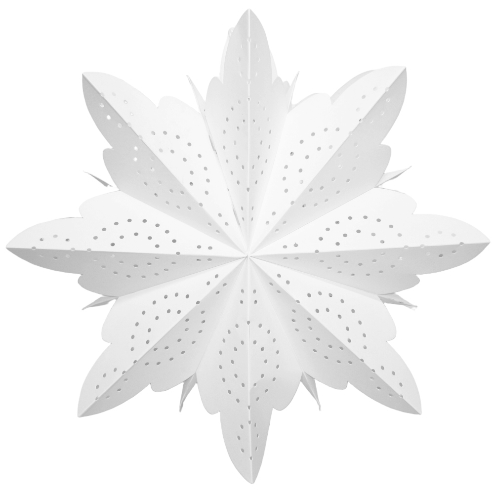 Снежинка 45 см №8, белый Снежинка 45 см №8, белый