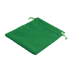 Мешочек замшевый (1) 17х23см, зеленый