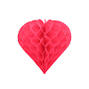 Бумажное украшение "Сердце" 20 см, красный