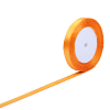 Лента атласная светло-оранжевая 12 мм х 23 м