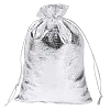 Мешочек из парчи 20х30 см, серебро