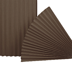 Веер-гармошка 180г/м 80 см, коричневый