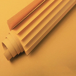 Цветная крафт бумага в листах горчичный 130г/м 60х60см 15 листов