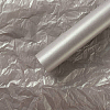 Бумага тишью односторонняя металлик серый хаки 70 х 50 см, 20 листов 21 г/м